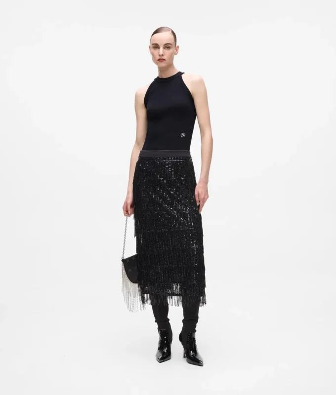 Top s halter výstřihem a kamínky Top s halter výstřihem a kamínky