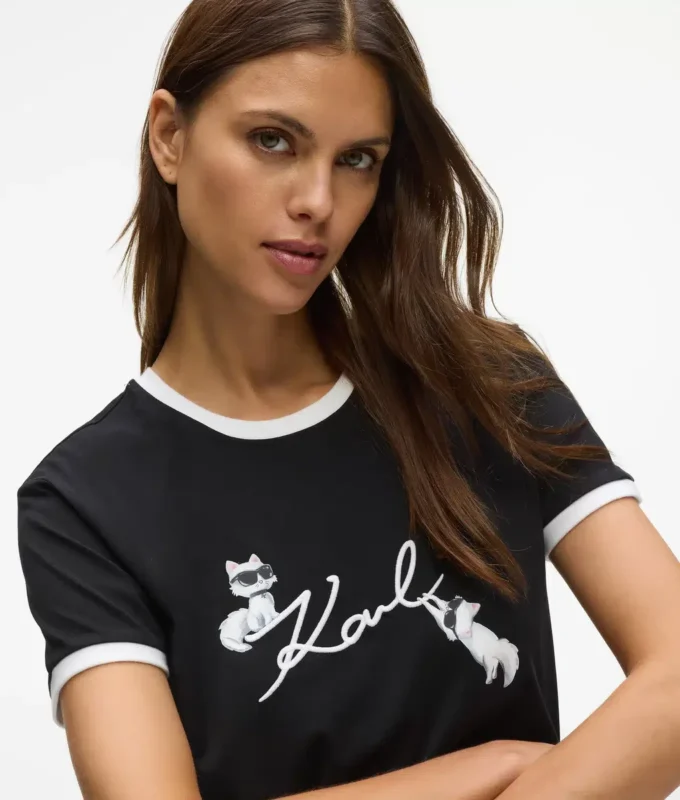 Tričko Ikon Signature Choupette Tričko Ikon Signature Choupette