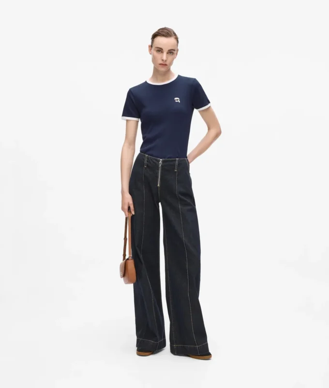 Tričko Ikon slim fit rib Tričko Ikon slim fit rib