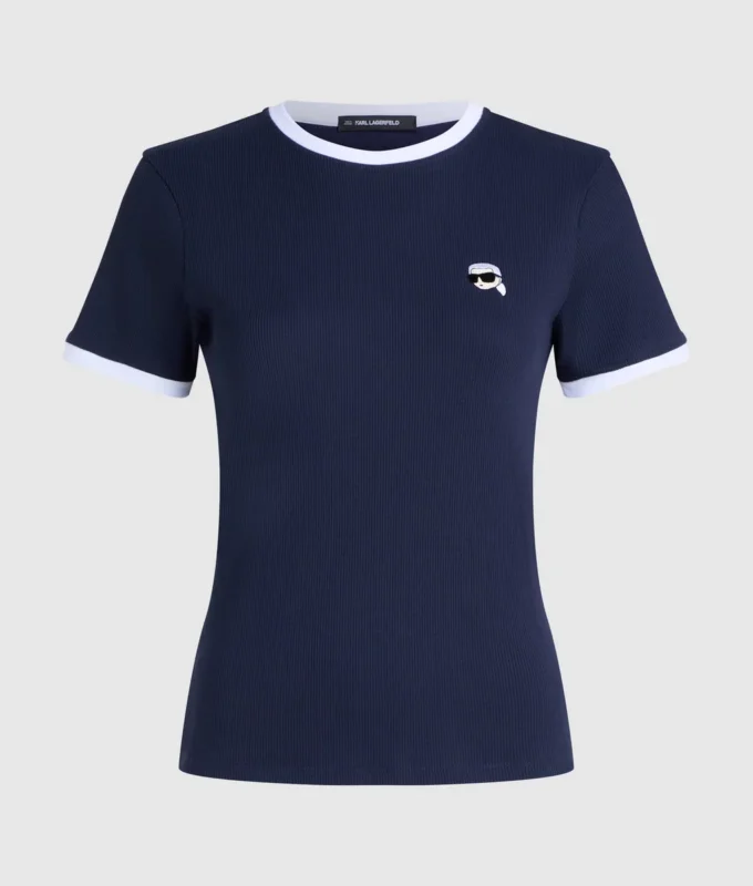 Tričko Ikon slim fit rib Tričko Ikon slim fit rib
