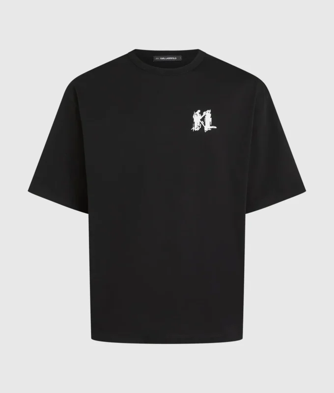 Tričko s grafickým monogramem