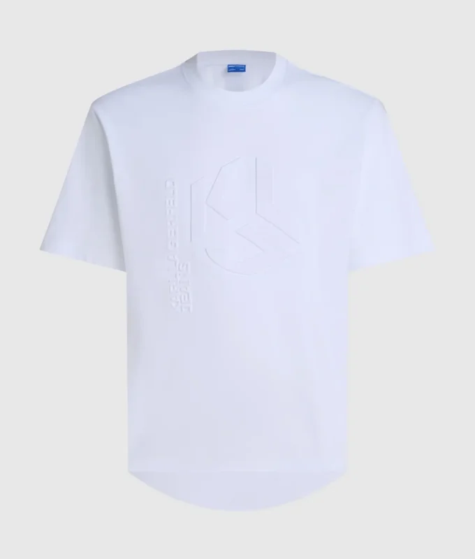 Tričko s reliéfním monogramem