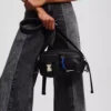 UTILITY COATED DENIM CAMERA BAG