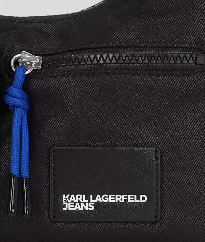 UTILITY COATED DENIM SHOULDER BAG UTILITY COATED DENIM SHOULDER BAG