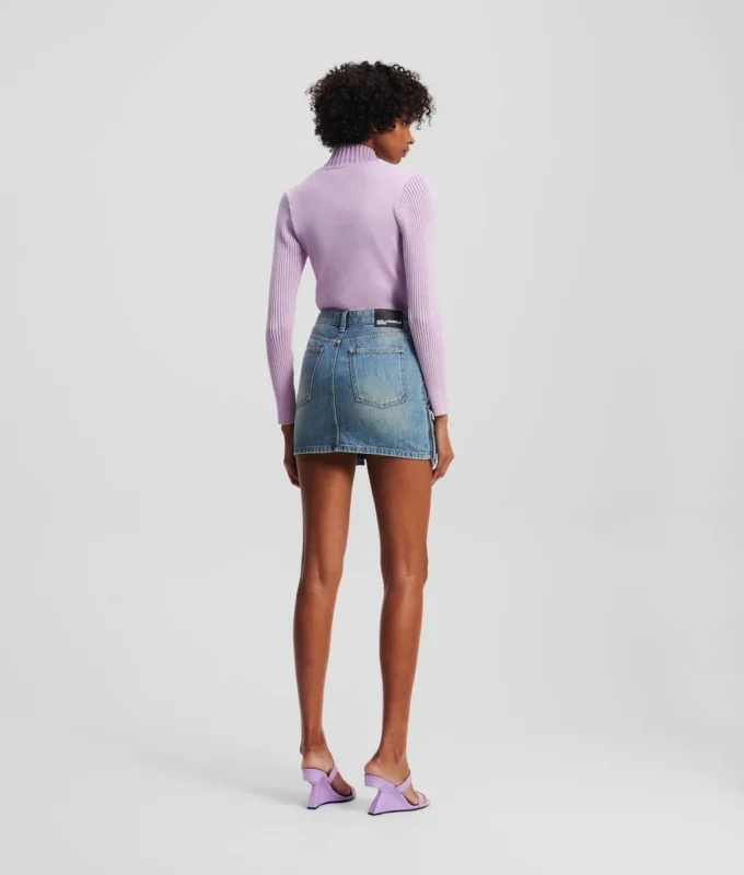 UTILITY DENIM MINI SKIRT UTILITY DENIM MINI SKIRT