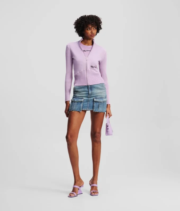 UTILITY DENIM MINI SKIRT UTILITY DENIM MINI SKIRT