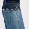 Volné džíny s barevnými bloky Volné džíny s barevnými bloky